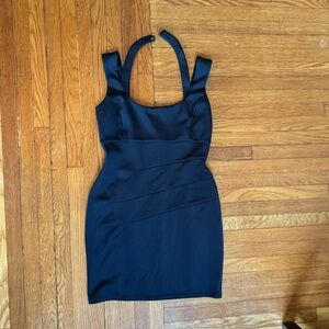 Guess bodycon Scuba straps dress size 10